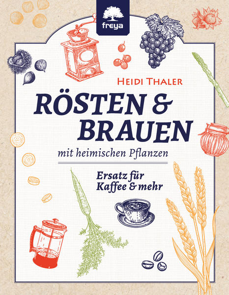 Natürlicher Kaffee-Ersatz Ersatzkaffee, Surrogat, Arme-Leute-Kaffee, Hutzelwasser - es gibt viele Namen für eine lang ins Vergessen geratene Alltäglichkeit um das Rösten und Brauen eines trinkbaren Ersatz-Kaffees. Viel altes Wissen verschwand im Zuge der technisierten Herstellung unserer Lebensmittel. Manche belächeln die Versuche, der Moderne zum Opfer gefallene Rezepturen und Techniken in unsere Zeit zu implementieren als nostalgische Spinnerei. Doch es ist viel mehr als das: Es ist ein Ausdruck der persönlichen Einstellung zu sich selbst, nicht zuletzt bedeutet die Suche nach solch alten Rezepturen auch eine Rückbesinnung auf verlorengegangene Fertigkeiten unserer Altvorderen, auf Mutter Erde, auf die Heimat mit all dem, was sie uns zu schenken im Stande ist. Damit der tiefe Bezug zur Heimat hergestellt werden kann, wird das Portfolio der verwendeten Pflanzen mit einem Hauch Brauchtum, mythologischem Wissen und manchmal auch mit einer Geschichte gewürzt. Es wurde altbewährtes Wissen zusammengetragen und ausprobiert, was möglich war. Was Ihnen schmeckt, dürfen Sie im Selbstversuch herausfinden, dieses Buch möchte das Handwerkszeug dazu geben.