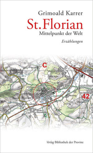 C 42, die Koordinaten von St. Florian und ebenso Karrers „Geburtskoordinaten“ sind zu einer sehr persönlichen Hommage an seinen Heimatort verschmolzen. Er schildert ihn, wie er ihn von Kindesbeinen an kennt und erlebt hat: Subjektive Erinnerungen an Orts- und persönliche Geschichte, verquickt mit einem Schuss Satire und einer Prise Absurdität. Über allem schwebt die »reine Wahrheit« als einziger roter Faden.