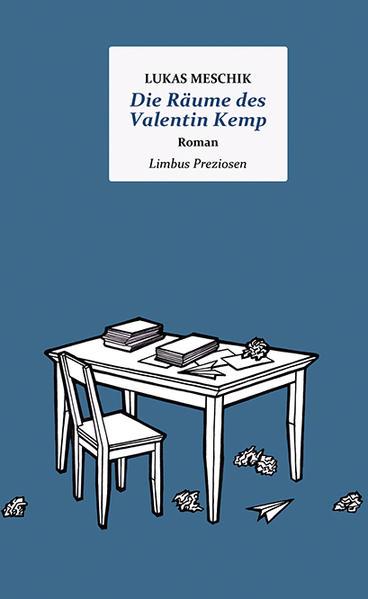 Eine Entführung. Ein mit allem Nötigen ausgestatteter Kellerraum: Valentin Kemp findet sich nach einer trunkenen Nacht in einem Pub allein in einem türenlosen Raum wieder. Warum ist er hier? Wer hält ihn fest? Wozu? Jemand hat große Pläne mit dem jungen Schriftsteller, wird sich zeigen, jemand glaubt zu wissen, was gut für ihn ist. Ein Stapel Papier liegt bereit, Valentin beginnt nach und nach, die Seiten zu füllen. Monate später kehrt er in sein Leben mit Marion zurück, aber in Schleifen und Kreisen zieht es ihn wieder und wieder in diesen Kellerraum. An welchen Punkten entscheidet sich, welches Leben man lebt? Wer trifft diese Entscheidungen? Auf den Spuren von Paul Austers Reisen im Skriptorium führt Lukas Meschik durch fünf Räume mit immer weniger deutlichen Konturen in eine geheimnisvolle, unheimliche Geschichte, in der allmählich alle Grenzen verschwimmen: zwischen Wahr und Erfunden, zwischen Zwang und Freiwilligkeit, zwischen Gut und Böse.