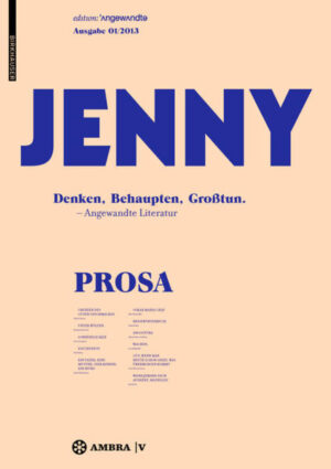 JENNY. Ausgabe 01 | Bundesamt für magische Wesen