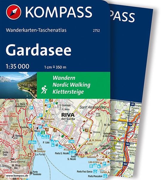 Onixtext - KOMPASS Wanderkarten-Taschenatlas Gardasee