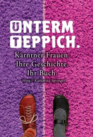 Was passiert, wenn man Frauen die Möglichkeit gibt ihre Erinnerungen einfach niederzuschreiben? Was, wenn sie ihre Probleme, Sorgen, Ängste und Tabus anonym absenden? Was kommt dabei heraus, wenn diesen wahren Geschichten von einer fiktiven anderen Frau, die den verrückten Namen „Emma Leser“ hat,publizierte werden? Das Buch „Unterm Teppich“ ist ein gelungenes Experiment von Frauen für Frauen. Es ist wahr, mutig, ungeschönt und lässt tief in die Seele der Frauen blicken. 17 völlig verschiedene Geschichten und lyrische Beiträge zum Nachdenken und Mitspüren.