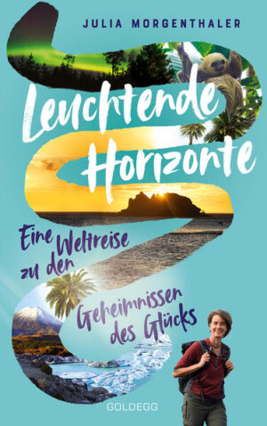 Zum Glück um die Welt! Als Julia Morgenthaler 20 Jahre Karriere an den Nagel hängt und ihrem Fernweh nachgibt, hätte sie nie gedacht, dass ihr Leben diese Wendung nehmen würde! Zwischen Naturkatastrophen, Kulturschock und Reisefieber führt die Reiseredakteurin Glücksinterviews und enthüllt unglaubliche Geheimnisse über das Glücklichsein. In diesem Buch teilt die Weltenbummlerin erstmals, wie sie über Umwege nicht nur zu ihrem Glück, sondern auch zu sich selbst fand. Internationale Glücksgeheimnisse: Tauche ein, in authentische Glücksgeheimnisse von Menschen weltweit, die Julia Morgenthaler auf ihrer Reise entdeckt hat. Diese Einblicke bieten nicht nur Inspiration, sondern auch praktische Impulse für ein glücklicheres Leben. Abenteuerliche Reiseerlebnisse: Begleite die Autorin und ihren Mann auf ihrer abenteuerlichen Weltreise durch Tonga, Singapur, Neuseeland, West-USA und Costa Rica. Erlebe atemberaubende Natur und pulsierende Städte, die das Buch mit lebendigen Eindrücken füllen. Lebensverändernde Entscheidungen: Erfahre, wie Julia Morgenthaler ihre erfolgreiche Karriere aufgab, um das größte Abenteuer ihres Lebens zu wagen. Dieses Buch motiviert dazu, eigene Lebensentscheidungen zu überdenken und den Weg zum persönlichen Glück zu finden. "Leuchtende Horizonte" ist mehr als ein Reisebericht – es ist ein beflügelnder Begleiter auf der Suche nach Glücksmomenten rund um die Welt. Lass dich von der Vielfalt der Kulturen inspirieren und finde neue Perspektiven für ein erfüllteres Leben! + Hochwertige Bildseiten und Reisekarte für ein hautnahes Miterleben!