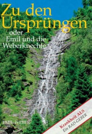 Der Mensch fährt und Gott hält den Lenker. Durch die Pilgramgasse in Wien ist Emil Weber damals geradelt, auf seinem Canyon-Bike, es war kalt. Er merkte, dass er die Finger seiner rechten Hand nach dem Bremsen nicht mehr zurückbiegen konnte und musste sie mit der linken Hand wieder aufbiegen. Im November 2016 war das. Drei Monate später bekam er die Diagnose ALS - Amyotrophe Lateralsklerose. Eine seltene, aber unheilbare Nervenkrankheit, die durch die weltweite Spendenaktion ICE-Bucket-Challenge bekannt wurde. Bei der Diagnose betrug Emil Webers statistische Lebenserwartung zwei bis vier Jahre. Früher machte Herr Weber viel Sport. Noch 2017 radelte er, schon in Kenntnis seiner Krankheit, fünf Wochen lang entlang der wichtigsten Flüsse Österreichs zu deren Ursprüngen. 2700 km, 22.000 Höhenmeter. 16 Freunde organisierten sich so, dass er nie allein radelte. Später schrieb Emil Weber das nun vorliegende Buch. Für seine 16 Weberknechte. Der erste Satz im Prolog lautet: „Ich bin froh, dass ich diese Zeilen noch schreiben kann.“ Heute schreibt Emil Weber mit einem augengesteuerten Computer. Der Reinerlös dieses Buches kommt ausschließlich dem Forum ALS - Verein für multiprofessionelle ALS-Hilfe mit Sitz in Wien zugute.