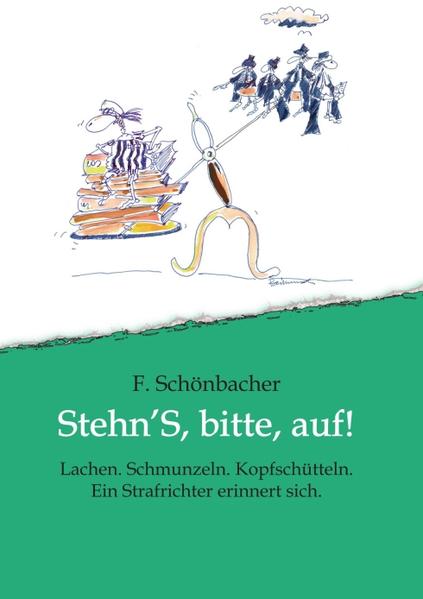 In den von seinem Kollegen Raimund Frei treffend bebilderten Geschichten erinnert sich der pensionierte steirische Strafrichter Ferdinand Schönbacher an von ihm verhandelte Straffälle, die ihn noch heute (meist kopfschüttelnd) zum Schmunzeln, ja zum Lachen bringen. Momentaufnahmen. Von der Erhöhung des ÖBB-Defizits um 0,29 Euro über einen problematischen Reifenwechsel, die Weltreise einer (oder mehrerer) „Hochgebirgswatschen“, einen vermeintlichen Liebhaber, eine nicht so blonde Blondine, die Unzufriedenheit über den erheirateten Familiennamen, einen Sonnenkönig, die Bedeutungslosigkeit von Glückszahlen... bis zu einem fußballerischen Nudelgericht. Momentaufnahmen, die den mitunter grauen Alltag kurzfristig erhellen und das vorliegende Buch lesenswert machen.