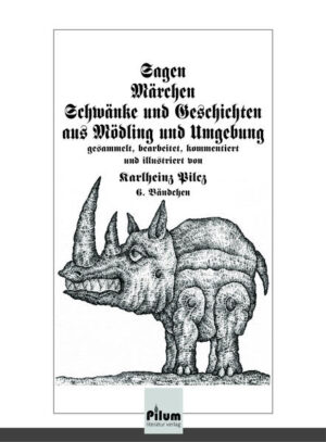 In den 1980er Jahren hatte Karlheinz Pilcz im Eigenverlag bereits fünf Sagenbändchen veröffentlicht. Während der folgenden Jahre bis zu seinem Tod forschte er fleißig weiter, sammelte Geschichten aus seiner Heimatstadt und schrieb sie auf. In diesem 6. Bändchen vereinen sich alte, bis dato fast vergessene Sagen, Erzählungen und wahre Begebenheiten aus Mödling und seiner Umgebung sowie Illus- trationen von Karlheinz Pilcz aus späteren Jahren - entnommen aus der Sammlung von Texten und Zeichnungen, die er der Nachwelt hinterlassen hat.