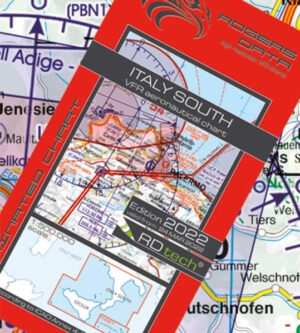 Rogers Data VFR Luftfahrtkarten – ICAO Karten verfügen über eine sehr detaillierte Darstellung der jeweiligen Lufträume. Des weiteren verwenden wir als Kartengrundlage eine hochwertige topografische Karte mit Schummerung und Relief. Dadurch entsteht ein dynamischer 3D- Eindruck. Zudem verfügen Rogers Data VFR Luftfahrtkarten – ICAO Karten über UL- und Segelfluggelände, Fallschirmsprunggelände, Hänge- und Paragleitgebiete. Flugplätze, Meldepunkte, Gefahren und Flugbeschränkungsgebiete, Grenzüberflugspunkte (Border Crossing Points, Significant Points), Luftsportgebiete und Naturschutzgebiete mit fliegerischer Einschränkung sind ebenfalls eingezeichnet. Darüber hinaus basieren Rogers Data VFR Luftfahrtkarten – ICAO Karten auf den neuesten Luftfahrtinformationen aus AIP (Aeronautical Information Publication, Luftfahrthandbuch) und deren Supplements der CAA (Civil Aviation Authority). Und entsprechen außerdem den einschlägigen Bestimmungen des ICAO Annex 4 – Aeronautical Charts (Luftfahrtkarten) sowie den relevanten EU-Verordnungen. Besonderheiten für diese Region: Aeroporto, Aviosuperfici und Campo volo CTRs und CTRs mit definierter Untergrenze Pflichtmeldepunkte, Meldepunkte auf Anforderung, mit ICAO Code Flugbetrieb mit Ultraleichtflugzeugen ULM/VDS Luftsportgebiete und Gebiete mit Erholungsaktivitäten Naturschutzgebiete mit fliegerisch relevanten Einschränkungen Militärische Übungs- und Trainingsgebiete Grenzüberflugspunkte