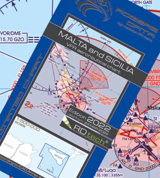 Rogers Data VFR Luftfahrtkarten – ICAO Karten verfügen über eine sehr detaillierte Darstellung der jeweiligen Lufträume. Des weiteren verwenden wir als Kartengrundlage eine hochwertige topografische Karte mit Schummerung und Relief. Dadurch entsteht ein dynamischer 3D- Eindruck. Zudem verfügen Rogers Data VFR Luftfahrtkarten – ICAO Karten über UL- und Segelfluggelände, Fallschirmsprunggelände, Hänge- und Paragleitgebiete. Flugplätze, Meldepunkte, Gefahren und Flugbeschränkungsgebiete, Grenzüberflugspunkte (Border Crossing Points, Significant Points), Luftsportgebiete und Naturschutzgebiete mit fliegerischer Einschränkung sind ebenfalls eingezeichnet. Darüber hinaus basieren Rogers Data VFR Luftfahrtkarten – ICAO Karten auf den neuesten Luftfahrtinformationen aus AIP (Aeronautical Information Publication, Luftfahrthandbuch) und deren Supplements der CAA (Civil Aviation Authority). Und entsprechen außerdem den einschlägigen Bestimmungen des ICAO Annex 4 – Aeronautical Charts (Luftfahrtkarten) sowie den relevanten EU-Verordnungen. Besonderheiten für diese Region: Aeroporto, Aviosuperfici und Campo volo CTRs und CTRs mit definierter Untergrenze Pflichtmeldepunkte, Meldepunkte auf Anforderung, mit ICAO Code Flugbetrieb mit Ultraleichtflugzeugen ULM/VDS Luftsportgebiete und Gebiete mit Erholungsaktivitäten Naturschutzgebiete mit fliegerisch relevanten Einschränkungen Militärische Übungs- und Trainingsgebiete Grenzüberflugspunkte