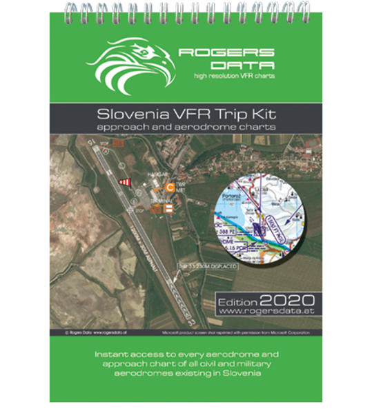 Slowenien Rogers Data VFR Trip Kit 200k 2020 Anflugblätter und Flugplatzkarten aller Flugplätze Sloweniens: - VFR Trip Kit im Format DIN A5 mit Spiralbindung - Erstmals sind in einem VFR Trip Kit alle Zivil- und Militärflugplätze Sloweniens enthalten - Flugplatzkarten mit Luftbild und grafischen Ergänzungen - Anflugblätter im Maßstab 1:200.000 - Sehr detaillierte Darstellung der Lufträume - VFR-Sektoren bei Flughäfen, VFR-Sektoren bei Flugplätzen - An- und Abflugverfahren, Platzrunden, Meldepunkte, Warteverfahren - Detailgenaue spezielle topografische Hintergrundkarte mit Schummerung und Relief - Das VFR Trip Kit wurde auf sehr hochwertigem, stabilen Papier in hervorragender Qualität produziert - Blätter können komplett umgeschlagen werden, gute Handhabung im Cockpit - Index der Flugplätze mit der jeweiligen Frequenz - Abfangsignale, Umrechnungstabelle, Morsecode, ATC Light Gun Signals - Altitude Correction, Military Aircraft National Insignia, ALPFOR Schlüssel Slovenia - BCMT und ECET Tabelle