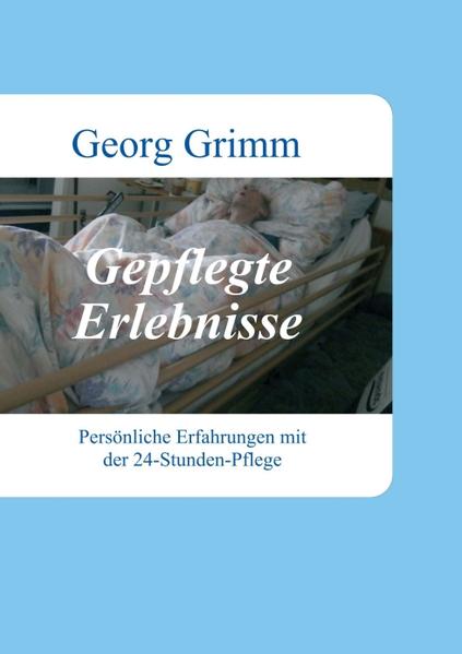 2011 erlitt der Autor einen Schlaganfall, der ihn plötzlich zu einem Pflegefall werden ließ. Im Lauf der folgenden Jahre sammelte er unterschiedlichste Erfahrungen mit slowakischen 24-Stunden-Pflegekräften und deren Vermittlungsagenturen. Im vorliegenden Buch gibt Georg Grimm seine Erfahrungen und Eindrücke in unterhaltsamer Weise wieder.