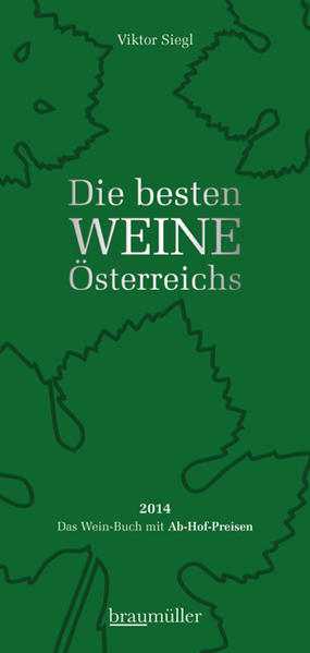 Österreichische Weine gehören zu den besten der Welt. Das unverzichtbare Brevier des Weinexperten Viktor Siegl präsentiert auch heuer die herausragendsten national und international ausgezeichneten Weine - mit aktuellen Ab-Hof-Preisen und Adressen der Winzer. Viktor Siegl - ausgewiesener und anerkannter Weinexperte - stellt "Die besten Weine Österreichs" vor. Neben persönlichen Bewertungen aufgrund eigener Erfahrungen werden die Ergebnisse der wichtigsten nationalen und internationalen Leistungswettbewerbe ausgewertet und jene Weine vorgestellt, die ein ausgezeichnetes Preis-Leistungs-Verhältnis bieten. Außerdem sind in dem Buch die aktuellen Ab-Hof-Preise aller genannten Weine angeführt. Dieses wichtige Kompendium für jeden Weinkenner und Weintrinker beinhaltet auch eine Beschreibung von Prototypen, also eine Sortenbeschreibung gängiger Weinsorten hinsichtlich Farbe, Bukett, Geschmack. Zudem ist eine persönliche Einschätzung der letzten Weinjahrgänge zu finden. Ein handlicher Weinführer und ein Muss für alle Weinliebhaber!