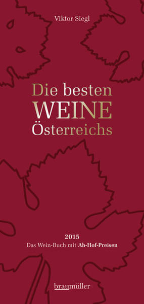 Österreichische Weine gehören zu den besten der Welt. Das unverzichtbare Brevier des Weinexperten Viktor Siegl präsentiert auch heuer die herausragendsten national und international ausgezeichneten Weine - mit aktuellen Ab-Hof-Preisen und Adressen der Winzer. Viktor Siegl - ausgewiesener und anerkannter Weinexperte - stellt Die besten Weine Österreichs vor. Neben persönlichen Bewertungen aufgrund eigener Erfahrungen werden die Ergebnisse der wichtigsten nationalen und internationalen Leistungswettbewerbe ausgewertet und jene Weine vorgestellt, die ein ausgezeichnetes Preis-Leistungs-Verhältnis bieten. Außerdem sind in dem Buch die aktuellen Ab-Hof-Preise aller genannten Weine angeführt. Dieses wichtige Kompendium für jeden Weinkenner und Weintrinker beinhaltet auch eine Beschreibung von Prototypen, also eine Sortenbeschreibung gängiger Weinsorten hinsichtlich Farbe, Bukett, Geschmack. Zudem ist eine persönliche Einschätzung der letzten Weinjahrgänge zu finden. Ein handlicher Weinführer und ein Muss für alle Weinliebhaber!