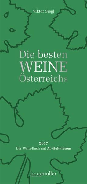 Österreichische Weine gehören zu den besten der Welt. Das unverzichtbare Brevier des Weinexperten Viktor Siegl präsentiert auch heuer die herausragendsten national und international ausgezeichneten Weine - mit aktuellen Ab-Hof-Preisen und Adressen der Winzer. Viktor Siegl - ausgewiesener und anerkannter Weinexperte - stellt Die besten Weine Österreichs vor. Neben persönlichen Bewertungen aufgrund eigener Erfahrungen werden die Ergebnisse der wichtigsten nationalen und internationalen Leistungswettbewerbe ausgewertet und jene Weine vorgestellt, die ein ausgezeichnetes Preis-Leistungs-Verhältnis bieten. Außerdem sind in dem Buch die aktuellen Ab-Hof-Preise aller genannten Weine angeführt. Dieses wichtige Kompendium für jeden Weinkenner und Weintrinker beinhaltet auch eine Beschreibung von Prototypen, also eine Sortenbeschreibung gängiger Weinsorten hinsichtlich Farbe, Bukett, Geschmack. Zudem ist eine persönliche Einschätzung der letzten Weinjahrgänge zu finden. Ein handlicher Weinführer und ein Muss für alle Weinliebhaber!