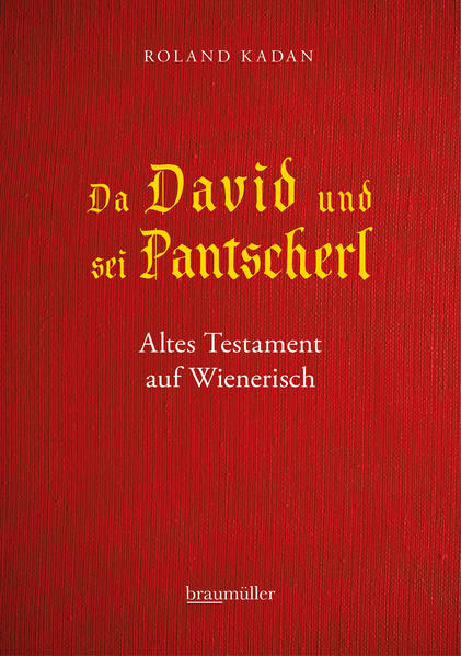 Wia da Scheff in Adam gmåcht håt und da Kain sein Bruada darschlågt. Wia s in Babylon an Duam baut håbm. Wia da Jakob hackln muass, damid a die Rahel kriagt, und wia si die Israelitn iba d Heisa ghaut håbm. Auszüge des Alten Testaments auf Wienerisch. Lassen Sie es sich auf der Zunge zergehen! Welch bedauerliche Lücke, dass es, Wolfgang Teuschl sei Dank, zwar Texte aus dem Neuen Testament auf Wienerisch gibt, aber nichts aus dem Alten Testament, der sogenannten Hebräischen Bibel . Dort finden sich jene Geschichten, die untrennbar zu unserem Kontinent gehören und denen man daher auch auf Schritt und Tritt begegnet: Adam und Eva, Samson und Delila, Jona und der Walfisch. Man begegnet ihnen in Rom (Michelangelos Moses in San Pietro in Vincoli) und in Wien (Bruegels Turmbau zu Babel im Kunsthistorischen Museum), in Filmen ( Der Prinz von Ägypten , der sog. Exodus) und in der Musik (die Titelgeschichte um David in Leonard Cohens Hallelujah ). Und in einer Zeit, in der Dialekte generell von der TV-Einheitssprache bedroht sind, steigt gleichzeitig, wie auch die verschiedenen Asterix-Versionen belegen, das Interesse am Dialekt. Kein Wunder, hat er doch viel mehr Nuancen als die Hochsprache und verfügt über eine Intensität und Authentizität, die jener abgehen. Auf den Dialekt der zweitgrößten deutschsprachigen Stadt trifft all dies in besonderer Weise zu, mit allen Schattierungen vom Spruch eines Püchers bis zum Deutsch der Hofratswitwe. Der Satz Aarons aus 2. Mose 32,22: Mein Herr lasse seinen Zorn nicht entbrennen. Du weißt, dass dies Volk böse ist. klingt dann so: Scheff, låss nåch mid n Gizi. Du waaßt, dåss de Leit Gfrasta san. Ein Buch zum Schmunzeln und laut Lesen.