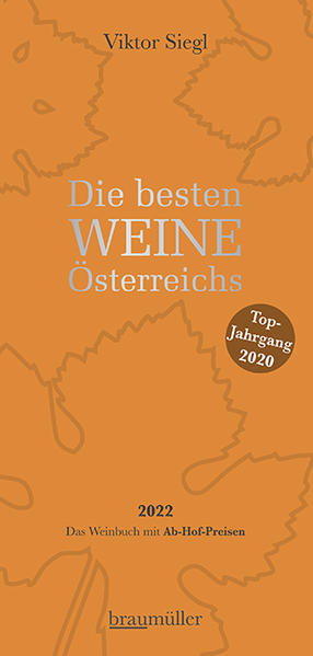 Österreichische Weine gehören zu den besten der Welt. Das unverzichtbare Brevier des Weinexperten Viktor Siegl präsentiert auch heuer die herausragendsten national und international ausgezeichneten Weine mit aktuellen Ab-Hof-Preisen und Adressen der Winzer. Viktor Siegl ausgewiesener und anerkannter Weinexperte stellt Die besten Weine Österreichs vor. Neben persönlichen Bewertungen aufgrund eigener Erfahrungen werden die Ergebnisse der wichtigsten nationalen und internationalen Leistungswett bewerbe ausgewertet und jene Weine vorgestellt, die ein ausgezeichnetes Preis- Leistungs-Verhältnis bieten. Außerdem sind in dem Buch die aktuellen Ab-Hof-Preise aller genannten Weine angeführt. Dieses wichtige Kompendium für jeden Weinkenner und Wein trinker beinhaltet auch eine Beschreibung von Prototypen, also eine Sortenbeschreibung gängiger Wein sorten hinsichtlich Farbe, Bukett, Geschmack. Zudem ist eine persönliche Einschätzung der letzten Weinjahrgänge zu finden. Ein handlicher Weinführer und ein Muss für alle Weinlieb haber!