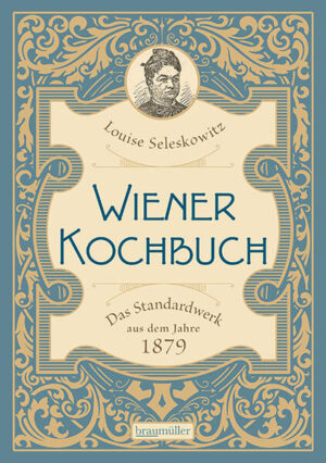 Louise Seleskowitz’ vielfach ausgezeichnete Rezeptsammlung der Wiener Küche mit über 2000 Rezepten aus dem Jahr 1879 bietet neben den unverzichtbaren Klassikern wie dem Wiener Schnitzel, dem Tafelspitz und einer Fülle köstlicher Mehlspeisen wie Strudel, Golatschen und Palatschinken auch Einblicke in die luxuriösen Gaumenfreuden jener Zeit, beispielsweise den mit Trüffeln gefüllten Fischreiher oder die authentische Schildkrötensuppe unter der Rubrik „Fastensuppen“. Englisch-amerikanische Modegetränke des Fin de Siècle, darunter Cocktails, Cobblers und Juleps, komplettieren das Werk. Für Liebhaber*innen zeitloser Rezepte und authentischer Speisen aus vergangenen Zeiten ist dieses Buch eine wahre Fundgrube. Prämiert auf der 1. Kochkunst-Ausstellung in Wien 1884 mit dem Ankerkennungs-Diplom. Silberne Medaille: Krems 1884. Ehren-Diplom: II. internationale Kochkunst-Ausstellung Wien 1898. Goldene Medaille: Kochkunst-Ausstellung der Hausfrau Wien 1908.