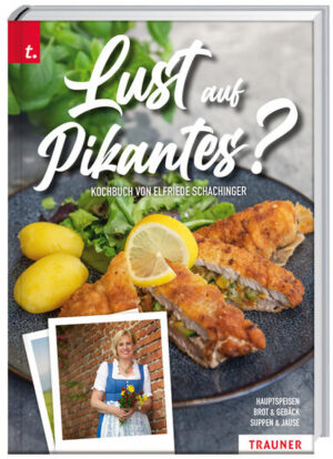 „Lust auf Pikantes?“ Von Brot und Gebäck über saisonale Suppen und pikante Hauptspeisen (auch für die vegetarische Küche) bis zu Jausenideen finden Sie allerlei Pikantes in diesem neuen Buch von Elfriede Schachinger. Ihr drittes Werk nach „Wås koch i heut?“ und „Lust auf Süßes?“ überzeugt abermals durch erprobte Rezepte. Die Autorin setzt auch bei der pikanten Küche auf saisonale und regionale Zutaten und liegt damit voll im Trend. Als idealer Ideenpool unterstützen die Rezepturen jeden Haushalt beim täglichen Kochplan mit etwa 80 Rezepten samt Fotos. * Pikante Ideen für jedenTag und jeden Appetit. * Saisonale Rezepte mit regionalen Produkten. * Traditionelles und kreative Neukreationen.