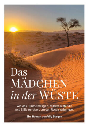 Laura, ein kleines Mädchen wächst in einem Wildschutzreservat in Südafrikas Kalahari Wüste auf und ist mit ihrer ‚roten Stille’ auf instinktive Weise vernabelt. Als Laura sechs Jahre alt ist, schickt sie ihre Mutter gemeinsam mit ihrem Bruder Daniel nach New York, um bei ihrer Tante aufzuwachsen. Von der Mutter verlassen und zutiefst traumatisiert, verdrängt Laura ihre Erinnerungen an ihre Wurzeln und baut sich ein Leben als moderne Frau auf. Der Tod der Mutter bringt die junge Frau zurück in den 'roten Sand' ihrer Kindheit. Ohne es zu wollen verliebt sie sich in einen passionierten, aber rauen Wildhüter, der sich um den Schutz der seltenen Spitzmaulnashörner annimmt. Gemeinsam mit ihm taucht sie wieder ein in die frühere Welt ihrer Kindheit und stellt sich den beinharten Realitäten moderner Wildschutzpolitik. Von der mystischen Stille der Wüste zutiefst berührt, kämpft Laura gegen den Verlust ihrer bisher so vertrauten Begrifflichkeiten von emotionalem und spirituellem Fortschritt. Ihr ‚Ich’, vom Zeitgeist New Yorks geprägt, wird vom archaischen Weltbild der Buschmänner verzaubert. Befreit von den innersten Schichten ihres Selbst, wie ihren Ängsten und Träumen lernt Laura den Menschen, die sie liebt, den 'Regen zu bringen'. Laura lernt zu lieben. Fesselnd. Zärtlich berührend. Voller Liebe und Kraft. Diese Reise nach Innen macht besonders jetzt, in diesen historischen Zeiten des kollektiven Erwachens, Mut und Hoffnung. »Ein biblisches Ende wollte errungen werden. Doch mit drei afrikanischen Drachen im Bauch einer vorchristlichen Wüste waren die Zeichen auf etwas anderes gestellt. Sie streckten sich nicht nur nach dem magischen Zauber des Neuen. Sie streckten sich nach dem goldgelben Schimmer des Himmels, der alles durchdringt. Dem war sie auf der Spur ...«