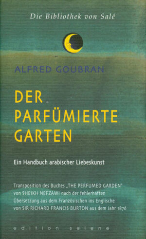 Der parfümierte Garten, ein Handbuch arabischer Liebeskunst, entstanden im 13. Jahrhundert ist das islamische Gegenstück zum indischen Kamasutra, jedoch auch seine Ergänzung. Durch das Abbildungsverbot findet sich der Bilderreichtum in der Sprache und den Beschreibungen, auch ist der technische Charakter der Anleitungen immer wieder unterbrochen von Versen und Geschichten wie wir sie aus 1001 Nacht kennen.