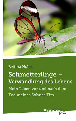 Der plötzliche Tod ihres zwanzigjährigen Sohnes im Juli 2010, der in seinem letzten Lebensjahr medikamentenabhängig war, veränderte das Leben einer Mutter. Sie schildert, wie sie sich dem Schicksal stellt und ihre innere Balance wieder findet. Die Verbindung zum verstorbenen Sohn ist stärker denn je und gibt ihr täglich neue Kraft. Zwei Jahre danach erzählt Bettina Huber ihre Geschichte und zeigt auf, wie sie ihr Leben positiv weiter gestalten kann. Schmetterlinge begleiten sie. Sie gelten als Zeichen der Vergänglichkeit, zugleich auch der Unvergänglichkeit, der Verwandlung zu einem neuen Leben.