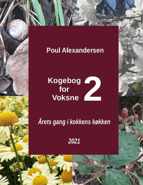 "Årets gang i kokkens køkken" er nummer to kogebog i serien "Kogebog for voksne". 24 opskrifter med inspiration fra både det danske køkken og forskellige mere eksotiske.