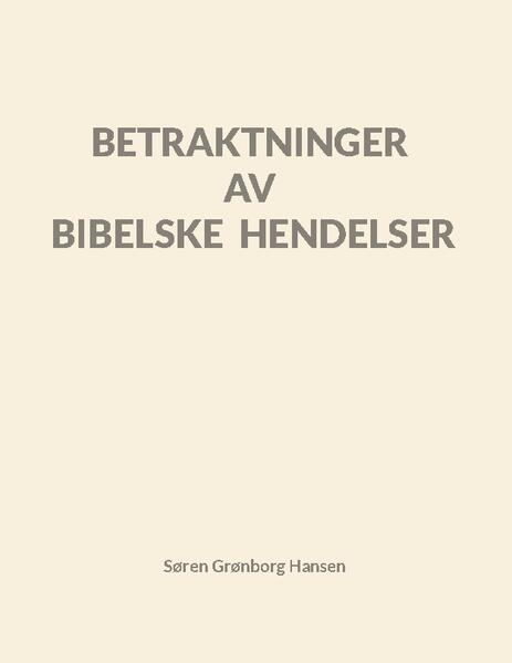 Bogen indeholder forklaringer fra kirkefædrene, Martin Luther, Lars Levi Læstadius m.fl. af følgende skriftsteder i Bibelen: 1. Mosebog kap. 24, Kristi brud 1. Mosebog kap. 27, Det salige bytte Dommerbogen kap. 13-16, Samson Højsangen Tobits bog, Tobias Jonas bog, Jonas Undertitler er angivet efter skriftsteder som forklares i bogen. Den er skrevet på norsk bokmål.