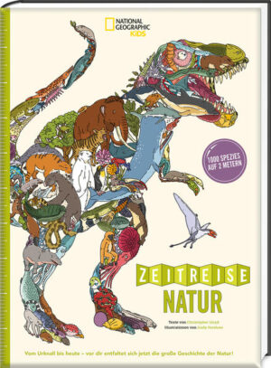 Das Buch führt einen durch vier Milliarden Jahre Naturgeschichte. Auf dem zwei Meter langen Zeitstrahl und in vielen Hunderten von Bildern erlebt man die Evolution der Erde. Das beigefügte Journal enthält viele spannende Geschichten, Kreuzworträtsel und ein Quiz.