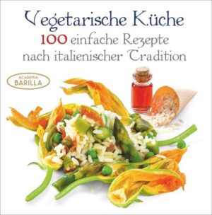 Wer gern vegetarisch isst, findet im neuen Kochbuch der Academia Barilla eine abwechslungsreiche Auswahl regionaler Delikatessen und moderner Inspirationen. Chefkoch Mario Grazia trägt in 100 Rezepten aufs köstliche zusammen, was die grüne Küche Italiens zu bieten hat. Vom Caprese Salat, über Pizza Margherita bis zum Brokkoli-Flan mit Rotwein-Reduktion gilt es gesunde und leckere Lieblingsgerichte in einer ansprechenden Gestaltung zu entdecken.