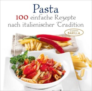 Pasta passt immer. Mittags für die Familie, abends für Gäste. Edel mit Lachs, schlicht mit Knoblauch und Olivenöl. Das neue 'Pasta!'-Kochbuch der Academia Barilla zaubert Pasta-Liebhabern ein Lächeln ins Gesicht: Zu der unendliche Fülle an Nudeln werden 100 Rezeptklassiker präsentiert. Ob Berühmtheiten wie Rigatoni alla Norma oder Raritäten wie Trofie mit Pesto funktionieren die herrlichen Gerichte ohne viel Aufwand, dafür mit den besten Zutaten.