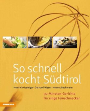 Was koche ich heute? Wer kennt das nicht? Jeden Tag schnell etwas Leckeres und Gesundes auf den Tisch zaubern zu müssen. Aber die Fantasielosigkeit lässt grüßen. Dieses Kochbuch schafft Abhilfe! Jedes Gericht ist in maximal 30 Minuten zubereitet und lässt Feinschmeckerherzen höher schlagen. - Garantiert schneller Kochgenuss für eilige Feinschmecker - 120 köstliche Gerichte - jedes in max. 30 Minuten zubereitet - Der neue Bestseller aus der Feder des So kocht Südtirol-Teams