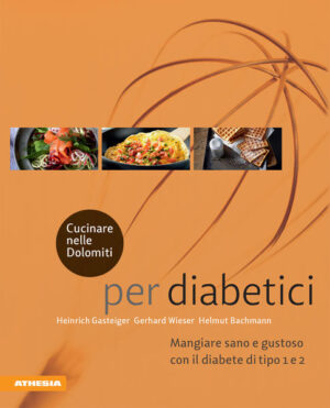 Vivere con il diabete non significa dover bandire dal proprio menù le prelibatezze della cucina. Al contrario: il team “So kocht Südtirol” di Heinrich Gasteiger, Gerhard Wieser e Helmut Bachmann dimostra che anche per chi soffre di diabete si possono cucinare svariati piatti saporiti. Non la rinuncia, bensì i piaceri della tavola sono messi in primo piano in questo libro di ricette pensato per le esigenze dei diabetici.