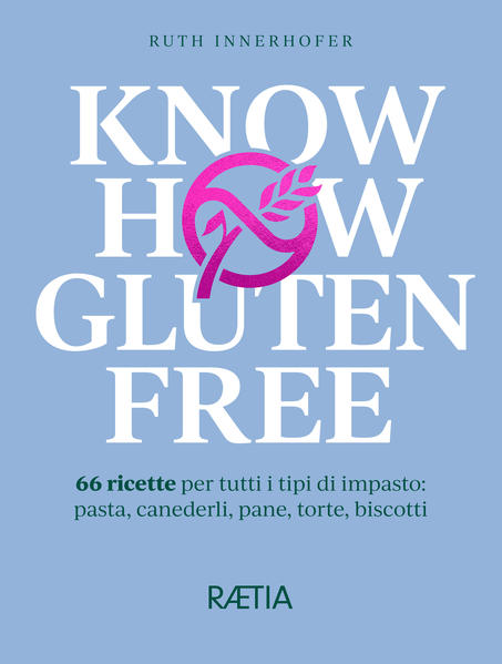 Ruth Innerhofer apre il suo scrigno dei tesori: 66 ricette di impasti senza glutine per preparare non solo tante varietà di pane ma anche specialità altoatesine come tirtlen, krapfen e canederli, e italiane come pasta fresca all’uovo, pizza e ravioli. Ruth, celiaca lei stessa, ha scritto queste ricette dopo averle provate e riprovate, testandole e migliorandole negli anni nella cucina del suo hotel. Gli ingredienti che utilizza? Miglio, grano saraceno, teff, riso, mais e patate, tra gli altri.