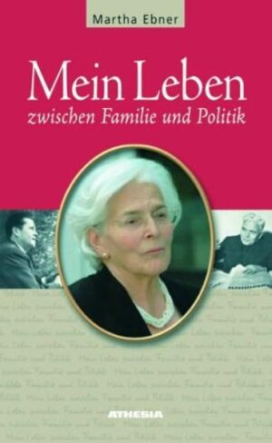 Wer die Geschichte der letzten achtzig Jahren neu erleben will, findet in Martha Ebner eine Chronistin von außerordentlicher Beobachtungsgabe und großer persönlicher Überzeugungskraft. Kaum einmal wird wie hier Politisches und Privates in so ehrlicher Weise in die historschen Ereignisse eingewoben und in zeitübergreifender Breite verständlich und eindringlich dargelegt. Dieses Buch ist das Bekenntnis einer Frau, die zwischen Familien und Politik, zwischen privatem Leben und öffentlichen Ereignissen ihren Weg gegangen ist und dabei sowohl kühle Distanz wie auch persönliche Gefühle einfließen lässt.