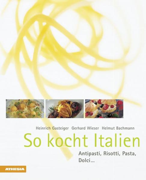 So kocht Italien ist kein Kochbuch im herkömmlichen Sinn, es versucht vielmehr, über die Rezepte hinaus auch Wissen über die italienische Esskultur, über die vielfältigen Traditionen und die wichtigsten Produkte des Landes zu vermitteln. Diese Mischung von Rezepten zu typischen Gerichten und umfangreichem Hintergrundwissen wird Anfänger und Profis erst so richtig für das italienische Kochen begeistern. Dieser Küchenratgeber der drei Südtiroler Meisterköche Gerhard Wieser, Heinrich Gasteiger und Helmut Bachmann folgt dem Erfolgsrezept des über 200.000 Mal verkauften Bestsellers „So kocht Südtirol“ und ist viel mehr als ein Kochbuch im herkömmlichen Sinn. Neben den über 800 leicht nachzukochenden Rezepten vermittelt er Wissen über italienische Esskultur, über vielfältige Traditionen und über die wichtigsten Produkte des Landes. Wertvolle Tipps und nützliche Warenkundeinformationen ergänzen das umfangreiche Werk. Aus der Vielzahl der Speisen, die die typische italienische Küche ausmachen, wurde eine Auswahl getroffen, die Hausfrauen ebenso wie Hobbyköche, Kochlehrlinge und Profis befriedigen wird. Der Bogen der Rezepte spannt sich von leckeren Antipasti und köstlichen Vorspeisen über saftige Fisch- und Fleischgerichte bis hin zu verführerischen Desserts. Die Lust zum Nachkochen wecken fantastische Farbbilder. Die einfache Beschreibung der Gerichte wird auch Anfängern zu einem Erfolgserlebnis verhelfen und Sie für das Kochen erst so richtig begeistern.