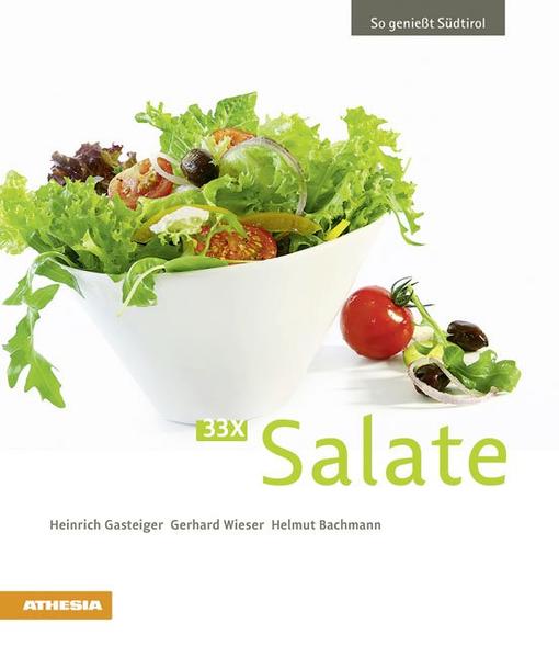 Dieses Buch vermittelt Ihnen 33 x Salatideen für größte Gaumen- und Augenfreuden. Vom Klassiker wie „Russischer Salat“ bis Pfifferlingssalat und Bohnen- Thunfischsalat finden Salatfreunde innovative Versionen. Für alle, die sich bewusst und gesund ernähren wollen, führt an Salaten kein Weg vorbei. Ob Feines für Gäste oder ein leichter Salat für den Familientisch, die Rezepte aus diesem Buch bringen Fitness und Wohlbefinden auf den Teller. Ausgezeichnet mit dem Sonderpreis der GAD (Gastronomische Akademie Deutschlands E.V.) „Eine ganzheitliche, regionale Buchreihe - als eine kleine Kochschule, die keine Wünsche offenlässt. (…) Die Rezepte werden Schritt für Schritt erklärt, zum guten Gelingen ist immer ein roter Faden zu erkennen, gerade auch für junge und (noch) unerfahrene Köche. (…) Mehr Kochbuch braucht man eigentlich nicht.“ GAD-Jury, Oktober 2017