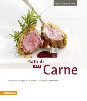 Cucinare la carne in modo creativo è per molti cuochi professionisti e non la disciplina regia della gastronomia. Si tratta di servire nel piatto un pezzo di carne morbido e succoso esaltandone il sapore delicato con erbe e spezie. - 33 ricette di carne come stinco di manzo brasato, tagliata di ﬁletto di manzo, cotolette di agnello con pesto ai capperi e olive … - Ogni ricetta è corredata da una splendida foto - Suggerimenti per una alimentazione sana, per l’acquisto e la conservazione - Indicazioni pratiche su come utilizzare i diversi tagli di carne - Dall’arrosto della domenica al ﬁletto cotto al rosa - Spezie ed erbe che si sposano bene alla carne: timo, aglio, rosmarino, cumino, salvia, alloro… - Contorni raffinati come pure ingredienti ruspanti e nobili - Salse delicate affinano il piacere della carne - Con indicazioni sui vini da abbinare a raffinati piatti di carne - Assolutamente sperimentato e di facile comprensione - Molti suggerimenti e trucchi dei nostri chef di cucina - Chiare foto che illustrano i procedimenti passo per passo