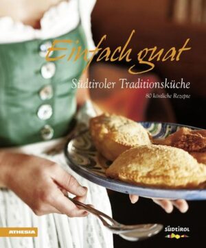 Seit Jahrhunderten haben die Südtiroler Gerichte, deren Ursprung in den Bauernküchen zu finden ist, Bestand. Von Generation zu Generation weitergegeben, haben sich die Rezepte bis heute erhalten und erfreuen sich nach wie vor größter Beliebtheit. Leckere Vorspeisen, deftige Fleischgerichte, Krapfen und süße Köstlichkeiten - 80 traditionelle Rezepte werden durch „Einfach guat“ für jeden nachkochbar. Ausdrucksstarke Bilder, Momentaufnahmen von Land und Leuten bereichern das Buch und vermitteln Impressionen von Tradition und Brauchtum, Landschaften und regionalen Produkten, den Bergen und Tälern Südtirols.