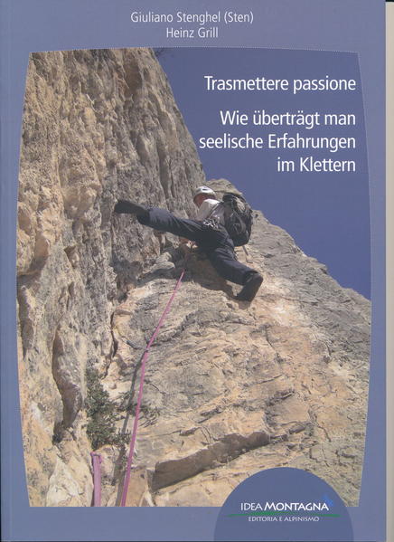 Das Buch versucht der Frage: „Warum Alpinismus?" und „Welchen Wert hat er für das Leben?“ auf den Grund zu gehen. Dabei ergänzen sich die italienische Leidenschaft des Trentiner Giugliano Stenghel mit dem deutsch-denkenden und philosophischen Geist von Heinz Grill. Beide verbindet die jahrzehntelange Begeisterung für das Klettern. Mit spannenden Geschichten über ihre Erstbegehungen zeigen sie auf, was man dabei für seelische Erfahrungen machen kann. Diese werden mit großformatigen Bildern, Zeichnungen und Beschriftung verdeutlicht. Zwei Individualisten, die nicht aus einem theoretischen Studium, sondern aus der unmittelbaren Erfahrung sprechen. So kann ein Funke der Begeisterung auf den Leser überschlagen und er kann seine eigenen Bergerlebnisse und sein Drängen zum Berg besser reflektieren und verstehen. Ein Buch für all jene, die nach der tieferen Seite des Bergsteigens suchen. Florian Kluckner