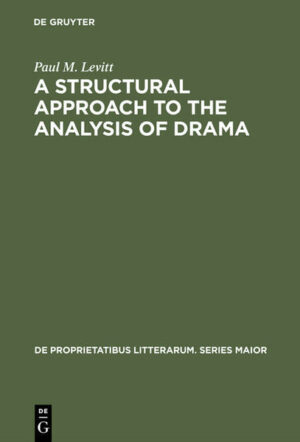 A Structural Approach to the Analysis of Drama | Bundesamt für magische Wesen