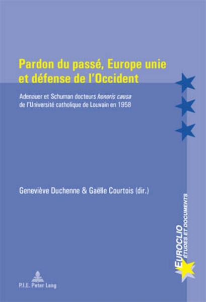 La collation du titre de docteur honoris causa n’est pas un acte anodin, qui plus est, lorsqu’il est accordé, en janvier 1958, par une instance de l’Université catholique de Louvain (UCL) au chancelier Konrad Adenauer et à Robert Schuman. À cette date, Louvain avait à peine pansé ses plaies de la Seconde Guerre mondiale, qui avaient elles-mêmes ravivé celles causées par la Première. En honorant le chef de la puissance considérée comme source de ce double martyre, les autorités universitaires prenaient des risques, bien qu’atténués quelque peu par la présence du Français Schuman, et témoignaient de leur espoir dans un « avenir meilleur ». Au-delà de l’aspect protocolaire, cet acte est donc chargé de fortes connotations symboliques et met en scène des ressorts profonds où se mêlent politique et religion. Pour l’Université catholique de Louvain, c’était en quelque sorte mettre l’Europe naissante sous la bannière de l’Église et de sa vertu chrétienne, le pardon, dans des temps où l’expansion du communisme menaçait l’Occident. Ce volume, fruit d’un colloque organisé à l’UCL en février 2008, offre dans ses diverses communications une évocation de la célébration louvaniste, mais aussi, et surtout, une réflexion sur l’Europe d’alors et ses enjeux, susceptible de nourrir le questionnement sur l’Europe actuelle.