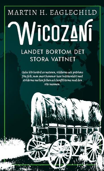 Landet bortom det stora vattnet är den andra i bokserien Wicozani, som handlar om Gabriel Johannesson som emigrerar till Amerika 1865. Vi får följa honom på en äventyrlig färd från farbrodern Edvard och Alfinas nybygge vid Muddy Creek i norvästra Iowa. Uppdraget är att söka den försvunna kusinen John som finns någonstans väster om the frontier. Överraskande möter Gabriel, som bytt namn till Gabe, kärleken igen. Med på färden har Gabe, en svensk pälsjägare och ett indianskt syskonpar. Han blir djupt berörd av naturen, vidderna och präriens fria folk och deras kultur. Kulturkrockarna är oundvikliga men förunderligt nog finns det också många likheter med livet i Västerbottens inland. Gabe får göra bekantskap med livet på fort och handelspatser och historiska personligheter. Han ställs också inför det gäckande begreppet wicozani, som väcker framtidsdrömmar till liv. Det nakna våldet mellan röda och vita och indianfolken emellan, som Gabe tvingas att möta, är grymt och obegripligt. Färden genom Dakota och Montana Territory korsar Siouxernas och Cheyennernas väg till striderna vid Montanaleden.