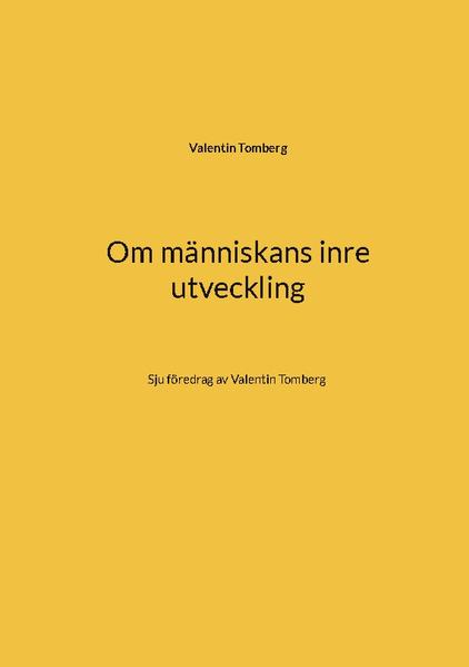 Om Sofia, den moderliga aspekten, som gör så att den Gudomliga Treenigheten, Fadern, Sonen och Anden, kan förstås. Hur kan vi göra oss mottagliga för och lära oss känna igen olika andliga erfarenheter? Hur kan de bli till praktisk kunskap? Om meditationens väsen och verkan. Hur övervinner vi krafter från vårt undermedvetna? Hur förhåller sig den antroposofiska skolningsvägen till äldre kristna och indiska skolningsvägar? Dessa är några av de frågor som berörs av den ryskfödde Valentin Tomberg. Vissa förkunskaper eller respekt för sådana kan behövas. Tomberg (1900-1973) ses av många som Rudolf Steiners missförstådde och bortglömde efterträdare. Han uteslöts ur Antroposofiska Sällskapet 1935, tio år efter Steiners död. Han har blivit alltmer aktuell i våra dagar för att överbrygga och förstå konflikten mellan aristoteliker och platoniker. För ett närmande mellan östliga och västliga kristna kyrkor och en väg ut ur dessas dogmatism och materialism. Där står hans landsmän Fjodor Dostojevskij och Vladimir Solovjov honom nära. Valentin Tombergs stora verk Christ and Sophia, om Gamla och Nya Testamentet samt Apokalypsen, finns ännu inte översatt till svenska. Inte heller hans Meditations on the Tarot, som publicerades 1972 strax innan han dog.