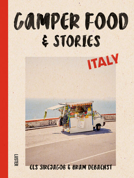 Els Sirejacob and Bram Debaenst take you on their camper van travels through the most beautiful regions of Italy, sharing along the way the most delicious recipes tailored to each destination. This sequel to Camper Food & Stories is a personal record of the Italian summer road trips of food stylist Els Sirejacob and photographer Bram Debaenst, with absolutely stunning photos of their favourite spots in the Dolomites, the Veneto, Lombardy, Emilia-Romagna, Le Marche, Umbria, Abruzzo, Piemonte, Liguria and the Amalfi coast. It’s also an ode to the culinary traditions and the local specialities of the regions where Els and Bram went camping. They selected the tastiest recipes from Italian cuisine that you can prepare in or near your camper van: uncomplicated dishes that simply burst with flavour, made from fresh, local ingredients, like risotto with hazelnut pesto, authentic ragù, pasta al limone, insalata di polpo or coffee zabaglione? Obviously, all these recipes can also be cooked at home, with the added bonus of feeling like you’re on vacation in the land of la dolce vita.