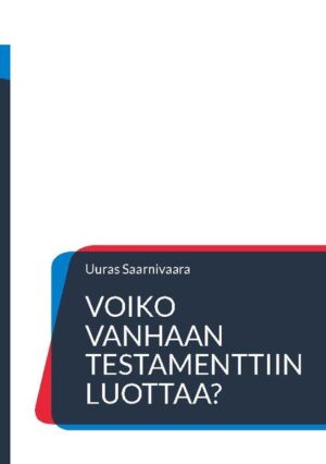 Onko Vanha testamentti vain kokoelma muinaisia taruja vai onko se historiallisesti paikkansa pitävä ja hengellisesti luotettava kirja? Raamattua koskeva historiallinen ja arkeologinen tutkimus on osoittanut kerta toisensa jälkeen siihen kohdistetun kritiikin ja epäilykset vääriksi. Modernissa tutkimuksessa Raamattu on osoittautunut paikkansa pitäväksi myös luonnontieteiden valossa. Uuras Saarnivaara vie tässä kirjassa lukijan läpi teologian, historian ja arkeologian Raamatulle esittämät haasteet tiedemiehen tarkkuudella ja osoittaa, miten Raamattuun todella voi luottaa.