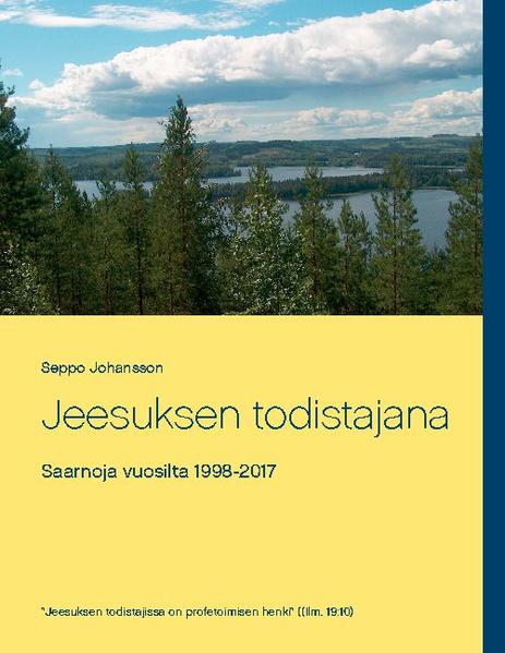 Tämä kirja ei ole mallikirja saarnoista vaan se sisältää tavallisen rivijäsenen pitämiä saarnoja pääasiassa Espoon adventtiseurakunnassa. Olen koonnut tähän kirjaan pitämiäni saarnoja vuodesta 1998 vuoteen 2017. Saarnojen aiheinani ovat pääasiassa adventistiset aiheet ja oppikysymykset. Saarnat sisältävät Raamatun keskeisimpiä asioita, jotka liittyvät ihmisen pelastukseen ja ennen kaikkea Jeesukseen meidän syntiemme sovittajana. Raamattu on myös historiallinen kirja ennustuksineen, joka vahvistaa uskoamme siihen, että se on Jumalan sanaa ja siksi totta. Raamattu on myös kirja, joka sisältää elämän ohjeita sekä tätä elämää että tulevaa elämä varten. Kun Ihminen tutustuu Raamattuun, sen salaisuudet alkavat Pyhän Hengen vaikutuksesta avautua ihmeellisellä tavalla ja hän tajuaa, että tämä on totta. Usko vahvistuu, mitä enemmän tutkii Raamattua. Elämä muuttuu yhä paremmaksi ja paremmaksi. Hän huomaa, että elämällä on tarkoitus ja päämäärä, johon tulee pyrkiä.