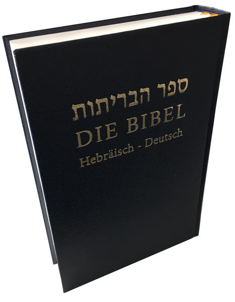 Die zweisprachige Bibel in gegenüberliegenden Spalten als Hardcoverausgabe. Hebräischer Text des Alten Testaments: Biblia Hebraica Stuttgartensia. Texte des Neuen Testaments in modernem Hebräisch von der Bibelgesellschaft in Israel. Der deutsche Text ist nach der Übersetzung von Martin Luther (revidierte Fassung von 1984).