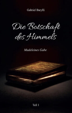 Mit der Romanreihe „DIE BOTSCHAFT DES HIMMELS“ eröffnet Gabriel Barylli ein weiteres Kapitel seines Schaffens. Der Roman erzählt die Lebensgeschichte des Mädchens Madeleine, das mit seinen Eltern und seiner Großmutter hoch in den Bergen in einem still gelegenen Hof am Waldesrand aufwächst. In jungen Jahren wird offenkundig, dass Madeleine die spirituellen Fähigkeiten geerbt hat, die allen Frauen ihrer Familie zu eigen sind. Ihre Großmutter u?bernimmt die Aufgabe, Madeleines Gabe zu entfalten und Madeleine bewusst zu machen, in welchem unendlichen Meer unterschiedlichster Energien wir alle leben. Madeleine erfährt in „ Seelenreisen“ die Begegnung mit Geistigen Lehrern, die sich ihr als „Die Weisen Bru?der“ zeigen. Auf dieser Reise ihrer Seele fu?hren die weisen Bru?der sie in die tiefen Wahrheiten der kosmischen Gesetze ein. Am „Ende“ dieser Einweihung erkennt Madeleine, dass in ihr Kräfte geboren wurden, die ihr die Fähigkeit geben, in den Seelen der Menschen ihr Schicksal „zu lesen“. Diese Gabe erlaubt es Madeleine zu einer Heilerin zu werden, die den Menschen, die sie aufsuchen, helfen kann, ihre Krankheiten als Pru?fung zu erleben, die nur einen einzigen Sinn in sich tragen: Die Reinigung der Seele als den Sinn unseres Daseins zu erfahren. ... und am Ende des ersten Teils begegnet ihr der Mann, der vom Kosmos als ihr Seelenpartner bestimmt ist ...