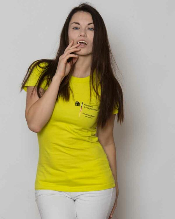 Girlie-Shirt Sonderbeauftragte in Pixel Lime (Foto: Barbara Frommann)