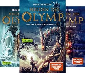"Helden des Olymp" ist eine fünfteilige Fantasy-Buchreihe rund um die jugendlichen Halbgötter Jason, Piper, Leo, Percy, Annabeth, Hazel und Frank. Der spannende Mix aus Action, Witz und Mythologie begeistert Jung und Alt.