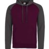 JH009 in Burgundy/Charcoal ohne Logo